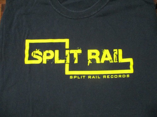 T-Shirt XL schwarz SPLIT RAIL RECORDS Boone North Carolina Indie Label Baumwolle - Bild 6 von 6