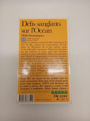LDVELH Défis sanglants sur l'océan | Steve Jackson et Ian Livingstone 1986 - Foto 2 di 12