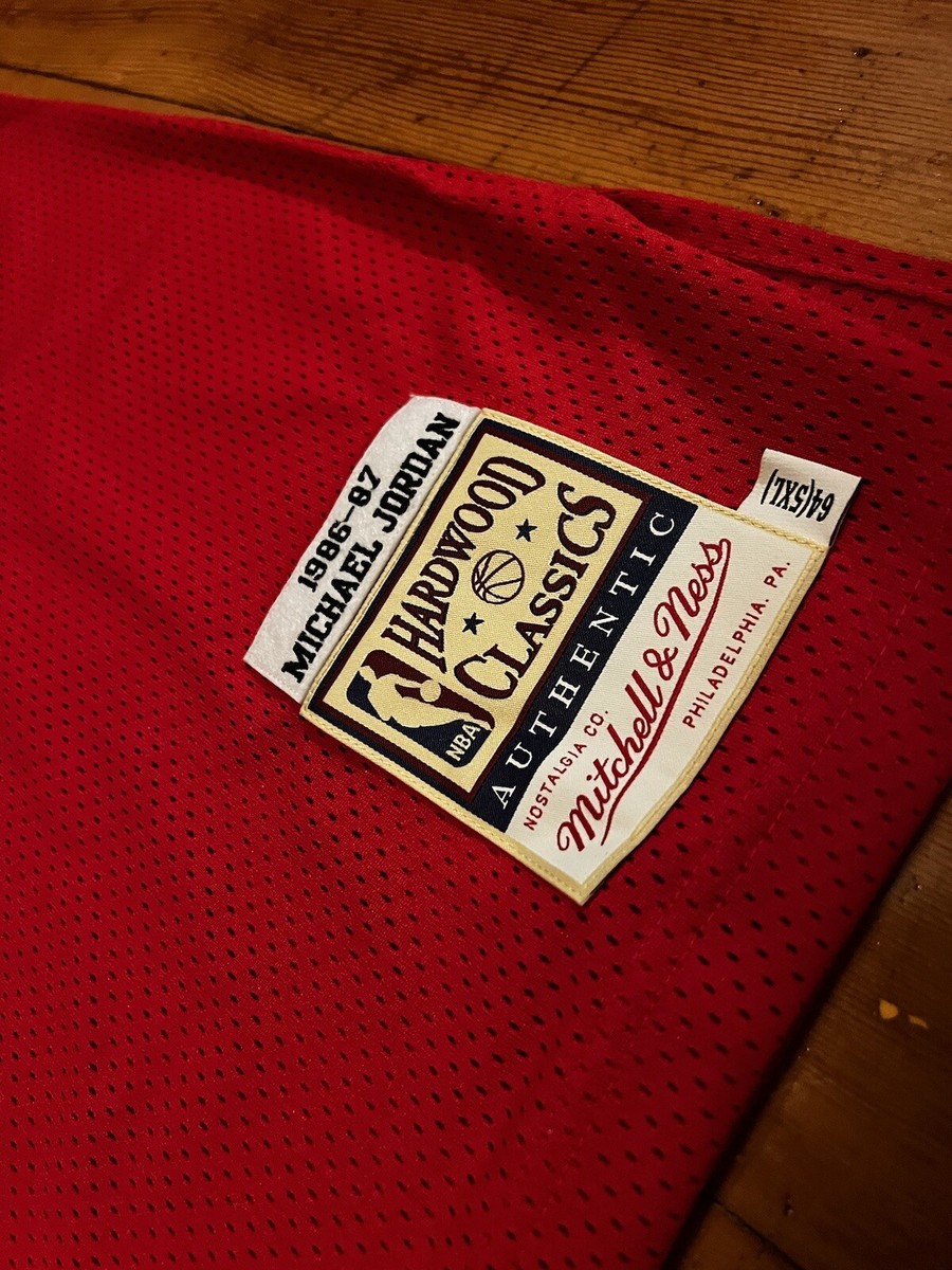 バスケットボール Mitchell &amp; Ness - NBA mitchell&amp;ness bulls  jordan xl 100% Authentic Michael Jordan Mitchell Ness 97 98 Bulls