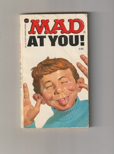 Libro de bolsillo vintage de humor Warner J026 Mad At You - Imagen 1 de 3