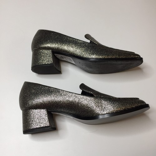 Next Forever Comfort Sparkly Slip on Block Heel Shoe Silver Size 5Uk (eur38) vgc - Picture 3 of 12