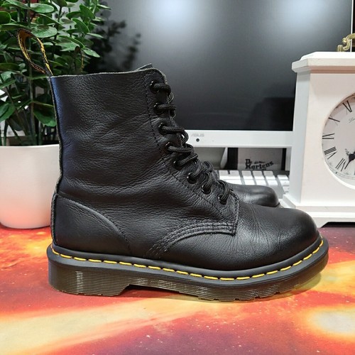 ¡BRILLANTE!! Botas Dr. Martens Pascal Negras Suaves Virginia Talla UK 4 - Imagen 10 de 24