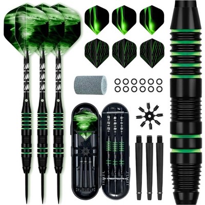 Professionelles Dart-Set: 3 Aluminium-Schäfte, 9 Flights, Dart-Etui inklusive