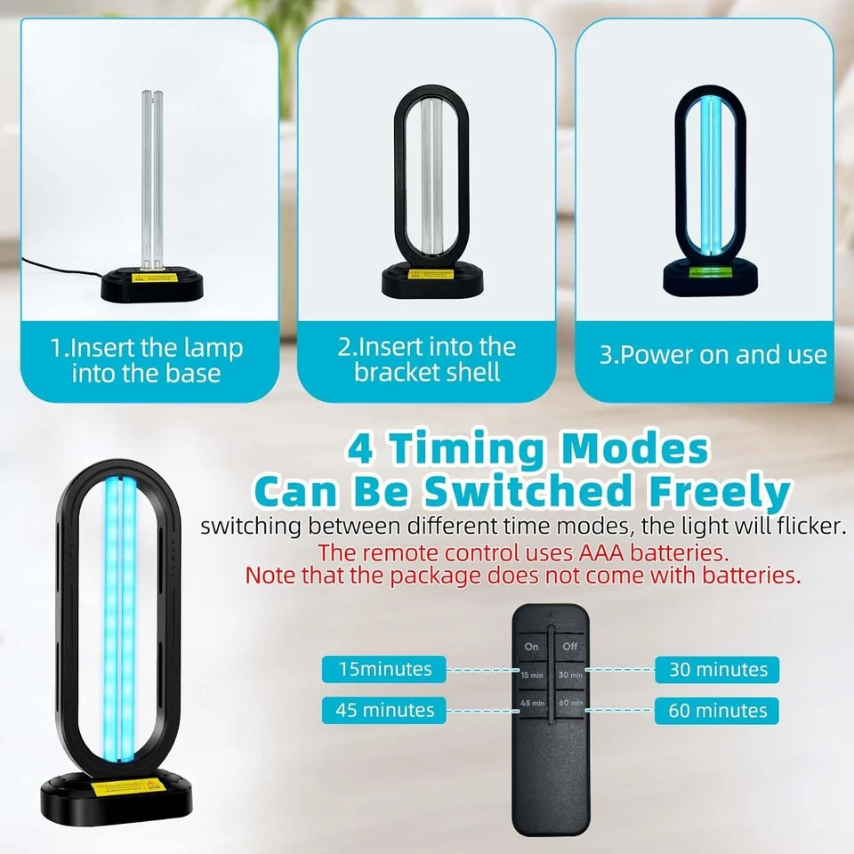 GENERADOR DE OZONO/DESINFECTANTE UV-C CHINCHES KILLER LUZ UV Foto 4 de 4