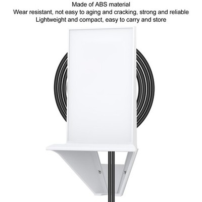 Wall Mount Bracket Single Layer Stable Structure Lightweight ABS Storage She SET