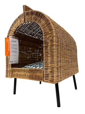 New IKEA UTSADD Rattan Cat House on Legs 905.708.83 | eBay