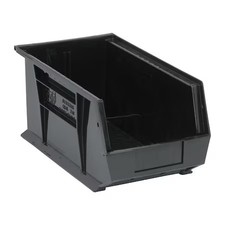 Quantum Storage Systems Qus240co Hang & Stack Storage Bin, Carbon Filled