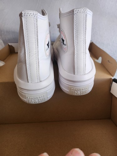 Converse Chucks Taylor All Star Hi Move Gr. 41,5 weiß LEDER - Bild 12 von 21