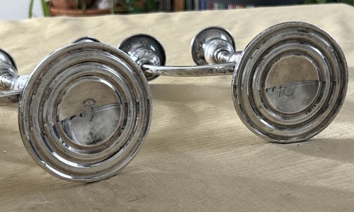 Pair of Woodward & Lothrop Sterling Silver 3 Candle Candelabras Used-Please Read - Picture 9 of 12