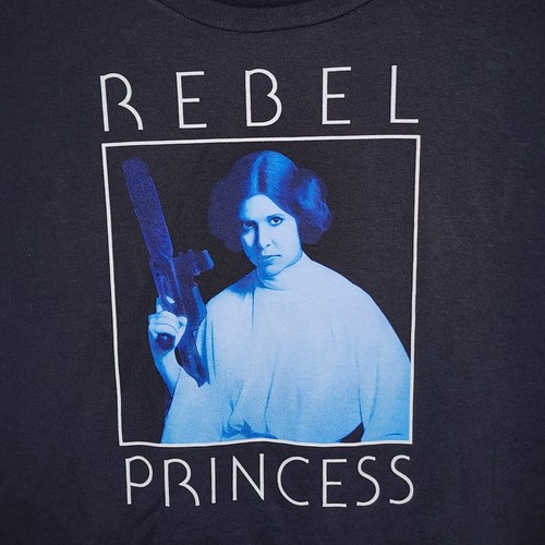 T-SHIRT Disney Star Wars Principessa Ribelle, Nera Donna Taglia L Large Nuova con etichette - Foto 2 di 6