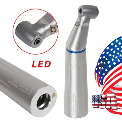 Dental E-generator LED Low Speed Contra Angle Handpiece Internal Push Buton YBB