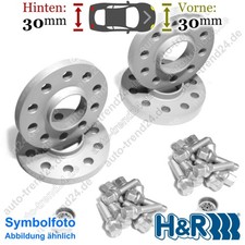 Spurplatten vorne & hinten 30mm/Achse u.a.: VW Golf VI Cabriolet 517 2011-2016