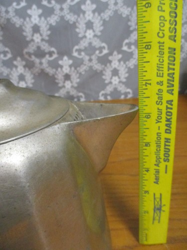 Vtg Aluminum Wagner Ware Sidney O - A Colonial Coffee Pot - 3 QT - Picture 12 of 15