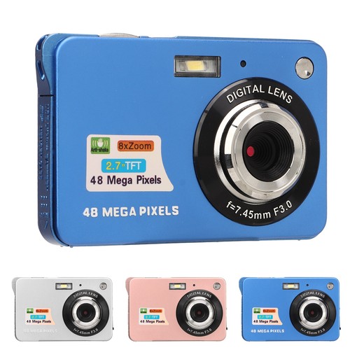 4K Digital Camera 48MP 2.7in LCD Display 8x Zoom Anti Shake Vlogging Camera For - Picture 16 of 30