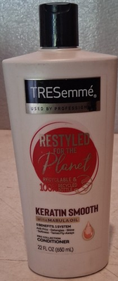 #ad 1 Tresseme recycled for the planet keratin smooth with marula oil conditioner $18.99