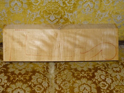 Tonewood, tonewood, great Bosn. Fluted maple for cello neck, cello neck block