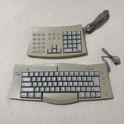 Apple Adjustable Keyboard 1993 Vintage Untested - 第 1/7 張圖片