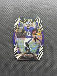 2021 Select Rashod Bateman Zebra Die Cut #155 RC CASE HIT