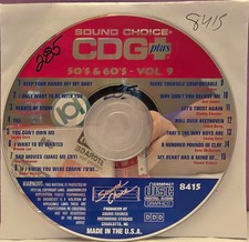SC8415    50'S 60'S     SOUND CHOICE KARAOKE CDG LOT FL GA