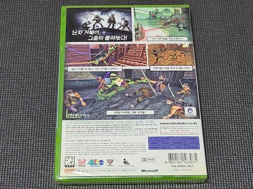 Microsoft XBOX360 TMNT Teenage Mutant Ninja Turtles Retro Game Korean Version MS - Picture 2 of 8