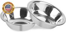 2-Pack Cat Bowls, 5.5'' Stainless Steel Cat Bowl, Pet Food  Water Dishes, Non-T