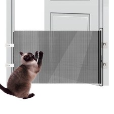 Dog Gate Telescopic Cat Screen 49 Inch Wide Childproof Baby Barrier Classical