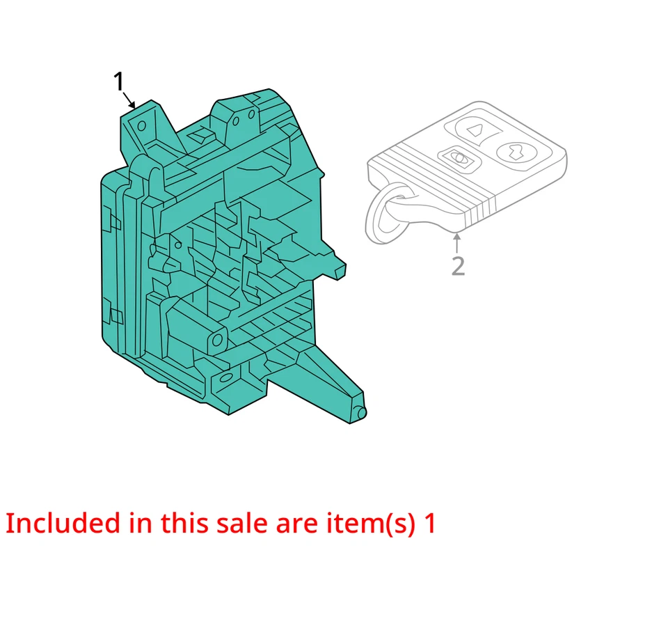 Chasis ECM bloqueo antirrobo identificación f87f-15k602-aa compatible con 98-03 ESCORT 23136371 Foto 4 de 4