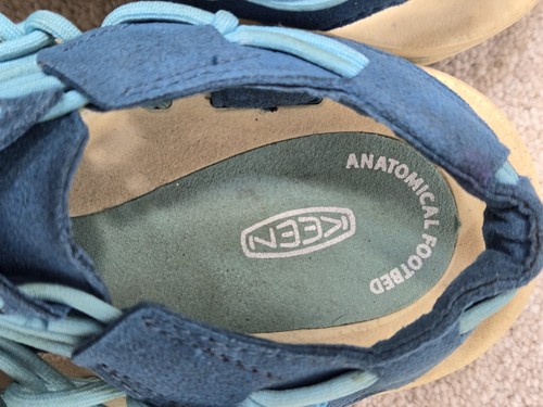 KEEN UNEEK sandals womens 7.5 paracord 2 tone Blue Anatomical footbed waterproof - Picture 4 of 13