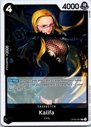 Kalifa OP03-081 Rare Foil Pillars of Strength One Piece TCG