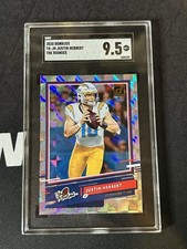 2020 Panini Donruss The Rookies Justin Herbert #TR-JH SGC 9.5 (RC)