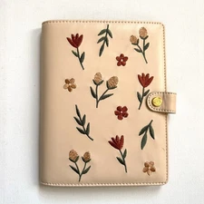 Archer & Olive Ethereal Desert Vegan Leather A5 Journal Cover Boho Floral