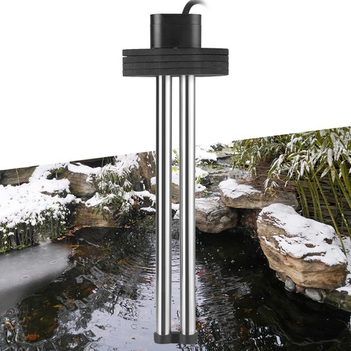 HITOP Outdoor Pond Heater - 300W 600W Aquarium 600W metallic color