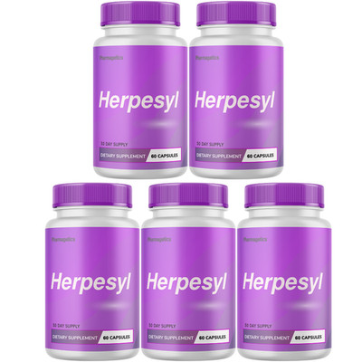 Herpesyl Immune Support Elderberry Zinc Vitamin C Probiotic Blend (5 Bottles)