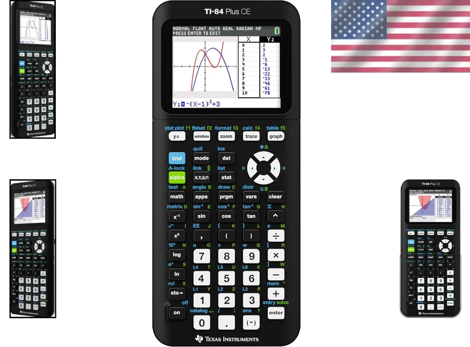 TI-84 Plus  Color Graphing Calculator, Black - Image 2 of 4