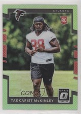 2017 Donruss Optic Rookies Lime Green Prizm Takkarist McKinley #150 1s6