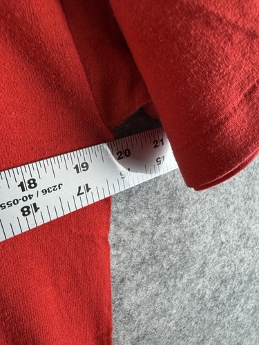 Vintage Nike Tshirt Mens Large Jordan Athletic Athlete 90s Gray Tag Sports Red - Picture 9 of 9