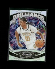 2024 Panini Prizm Draft Picks Brilliance Silver #20 Cody Williams Colorado RC