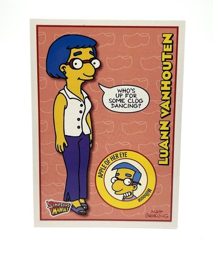 Inkworks Simpsons Mania 2001! #19 Luann Van Houten - Imagen 1 de 2