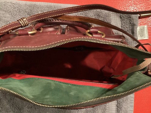 Dooney & Bourke Florentine Satchel - Red - Picture 7 of 8