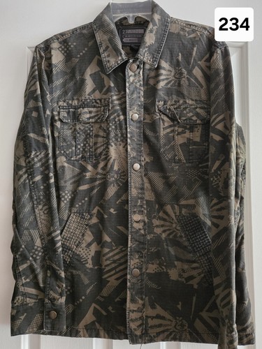 21 Men Black Brown Lightweight Jacket Mens M - Picture 1 of 10