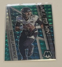 2022 Panini Mosaic - Will to Win Trevor Lawrence #WW-12 Green Mosaic Prizm