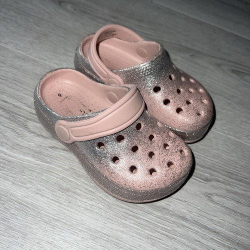 Girls Croc Style Shoes 6infant - Picture 1 of 1