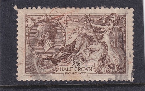 GB KGV 1913-18 SEAHORSE 2/6 SHILLINGS #2081