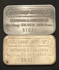 Pair of Vintage Engelhard Industries 1 Troy Ounce .999 Silver Bars……  2 Oz Total