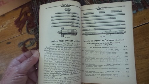 LUFKIN CATALOG #7 Precision Tools, Lufkin Rule Company, 1947 - Imagen 4 de 5