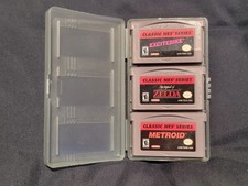 GBA Classic NES Series METROID, ZELDA, EXCITEBIKE Tested NEXT DAY FREE SHIP Case