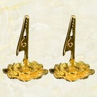 4 Stück vergoldet Lotus Base Coil Räucherhalter Buddha Weihrauchbrenner