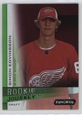 2023 Upper Deck Synergy Rookie Journey Draft Red /599 Simon Edvinsson #RJ-5 06yk