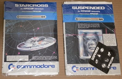 Commodore 64 C64 Infocom Adventures - STARCROSS + SUSPENDED