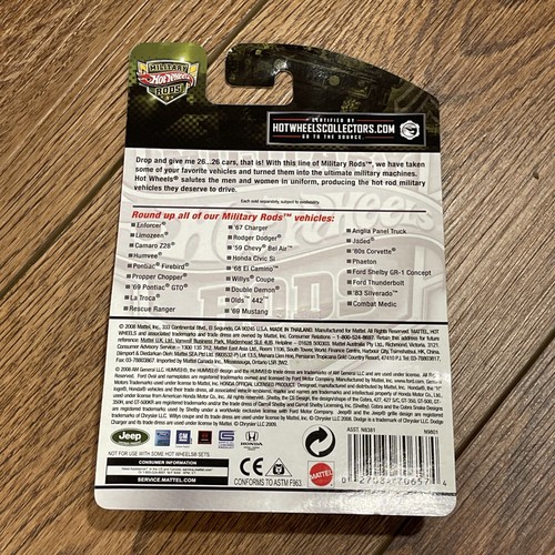 8 aste militari VHTF Hot Wheels #1,2,4,5,6,7,8,9 RARO - Foto 6 di 24